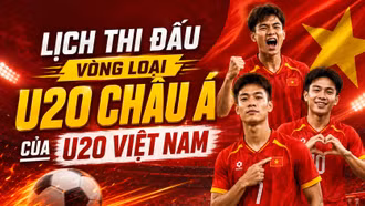 Lịch vòng loại U20 châu Á 2027: U20 Việt Nam vào thế phải thắng Palestine