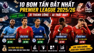 Chấm điểm 10 thương vụ đắt nhất Ngoại hạng Anh 2025/26