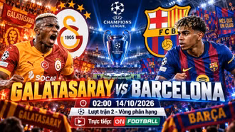 Galatasaray vs Barcelona, 2h ngày 14/10: Yamal đối mặt chảo lửa Istanbul