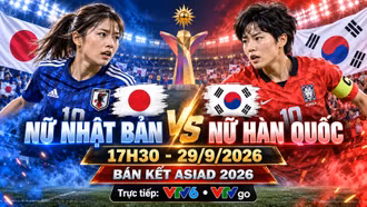 Nữ Nhật Bản vs nữ Hàn Quốc lúc mấy giờ, xem trực tiếp kênh nào?