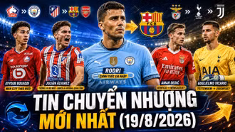 Tin chuyển nhượng hôm nay 19/8: Arsenal có cơ hội mua Julián Álvarez