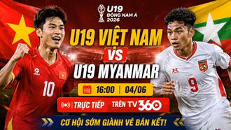 Kênh trực tiếp U19 Việt Nam vs U19 Myanmar: Cơ hội sớm giành vé bán kết