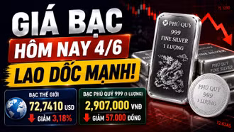 Giá bạc hôm nay 4/6: Vì sao thị trường bạc bất ngờ lao dốc?