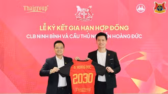 Hoàng Đức gia hạn với Ninh Bình đến 2030 trước mùa V-League mới