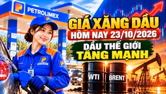 Giá xăng dầu hôm nay 23/10: Xăng vừa giảm mạnh, dầu thế giới lại nóng lên