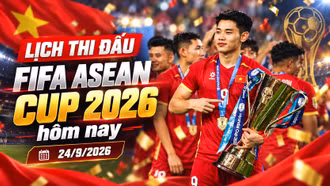 Lịch thi đấu FIFA ASEAN Cup 2026 hôm nay 24/9: Hai trận mở màn đáng chú ý