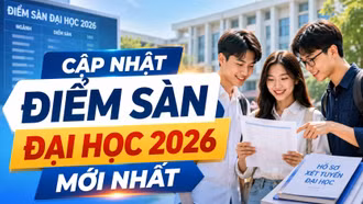 Cập nhật danh sách trường đã công bố điểm sàn đại học 2026