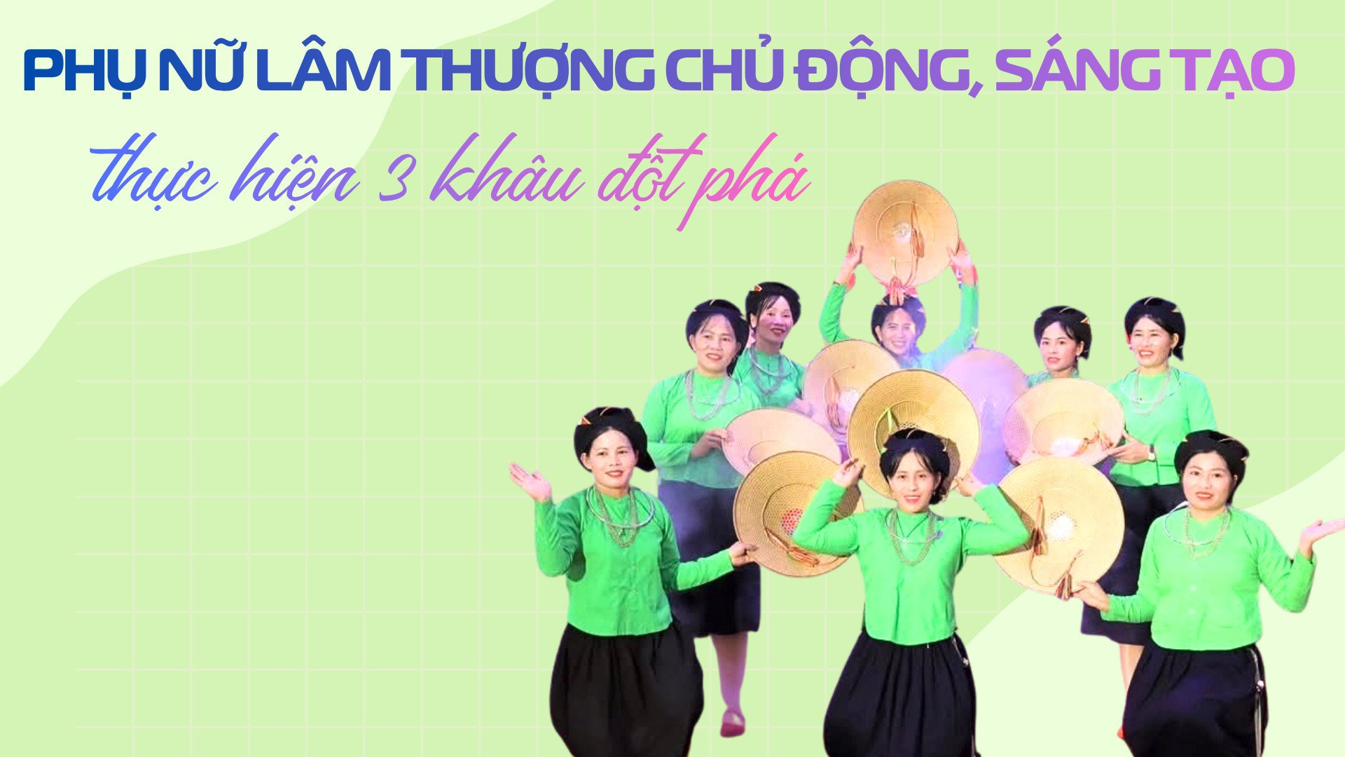 Phụ nữ Lâm Thượng chủ động, sáng tạo thực hiện 3 khâu đột phá