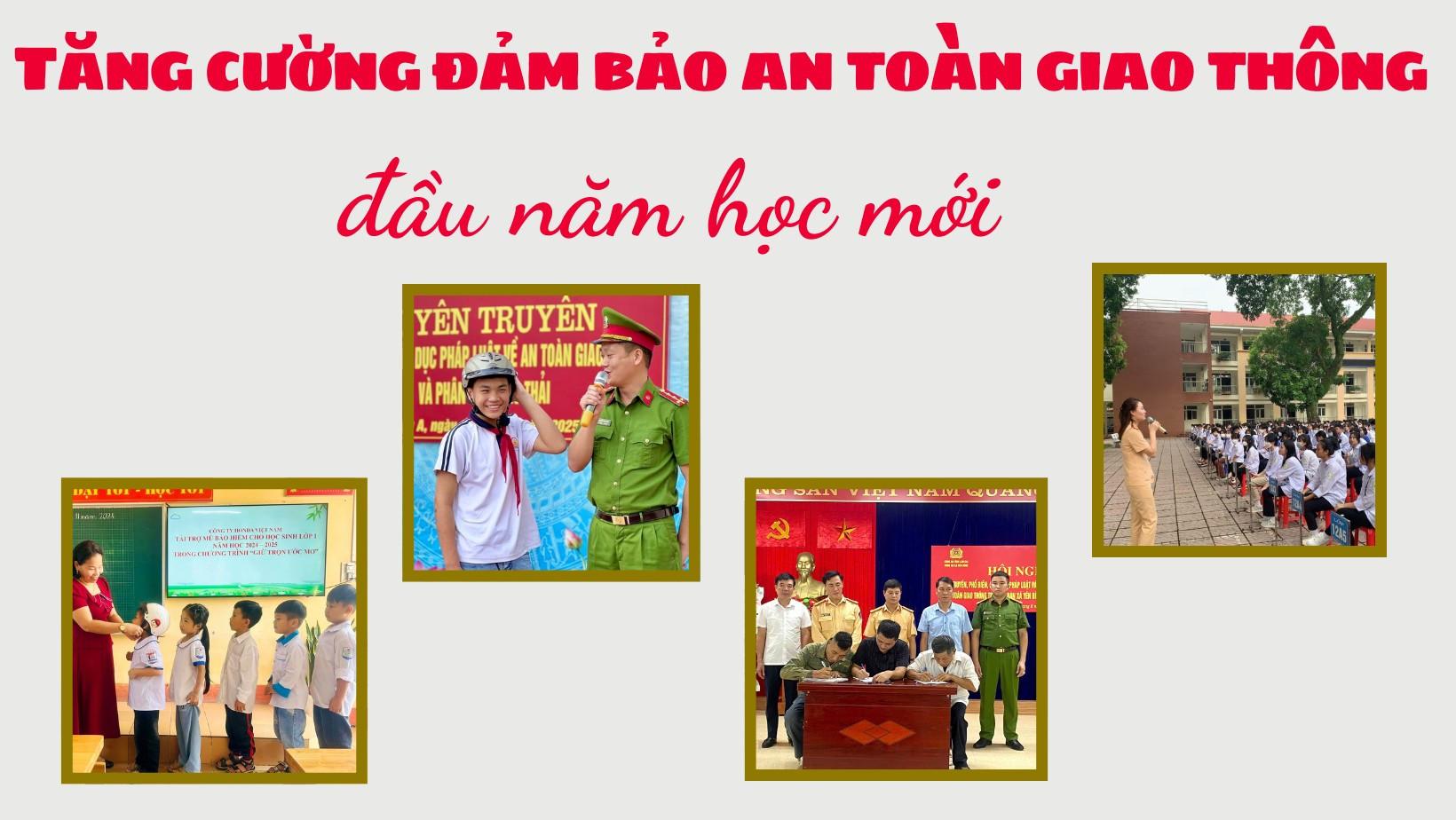 Tăng cường đảm bảo an toàn giao thông đầu năm học mới