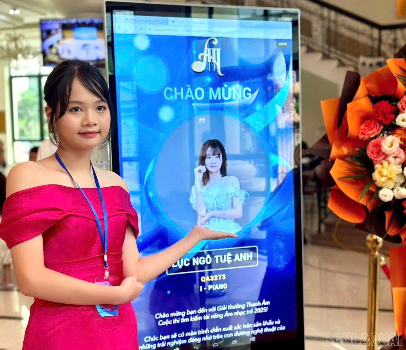 Em Lục Ngô Tuệ Anh giành giải Nhất Cuộc thi Tìm kiếm tài năng âm nhạc trẻ 2025. baolaocai-br_z6757790398057-3712e3e06113e834f9617e3f5be2d2d6.jpg
