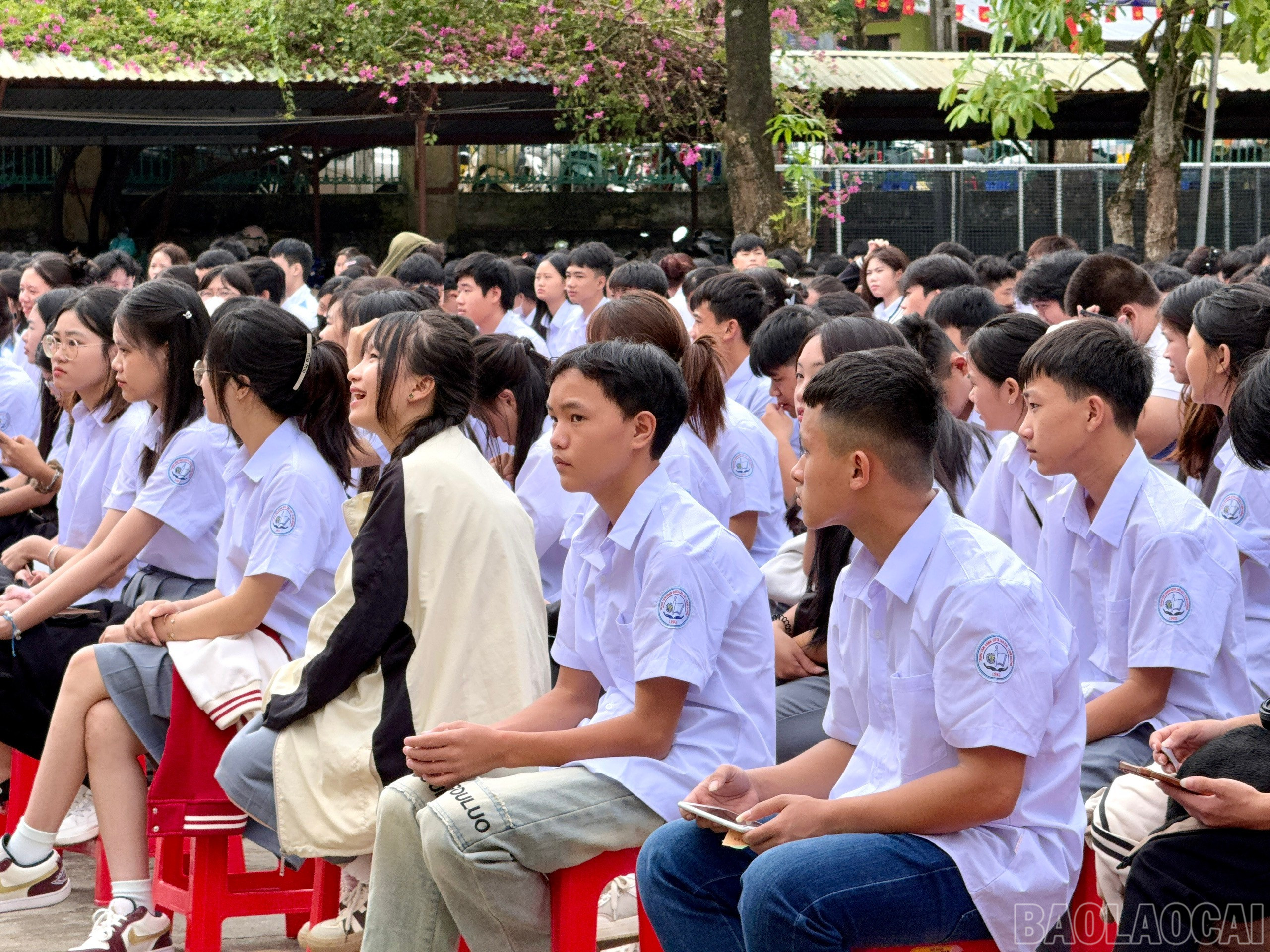 Các em học sinh tham dự chương trình. baolaocai-br_z7153967706751-386e5baaf85424ab3f889afa9fedd294.jpg