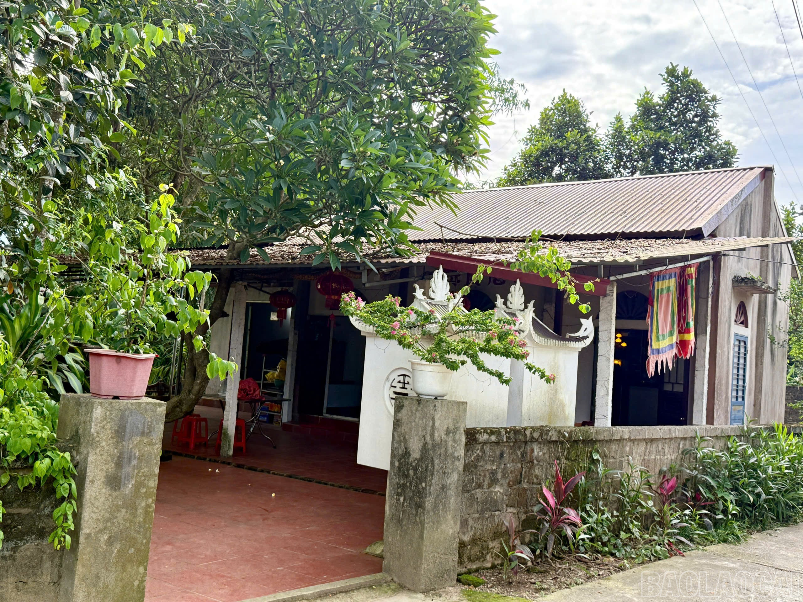 ប្រាសាទ Thai Nien មានទីតាំងនៅភូមិ Thai Nien ឃុំ Thai Nien (ស្រុក Bao Thang)។ baolaocai-br_z6664857451019-3793d5267597299e1f34275ba8b8cbab.jpg
