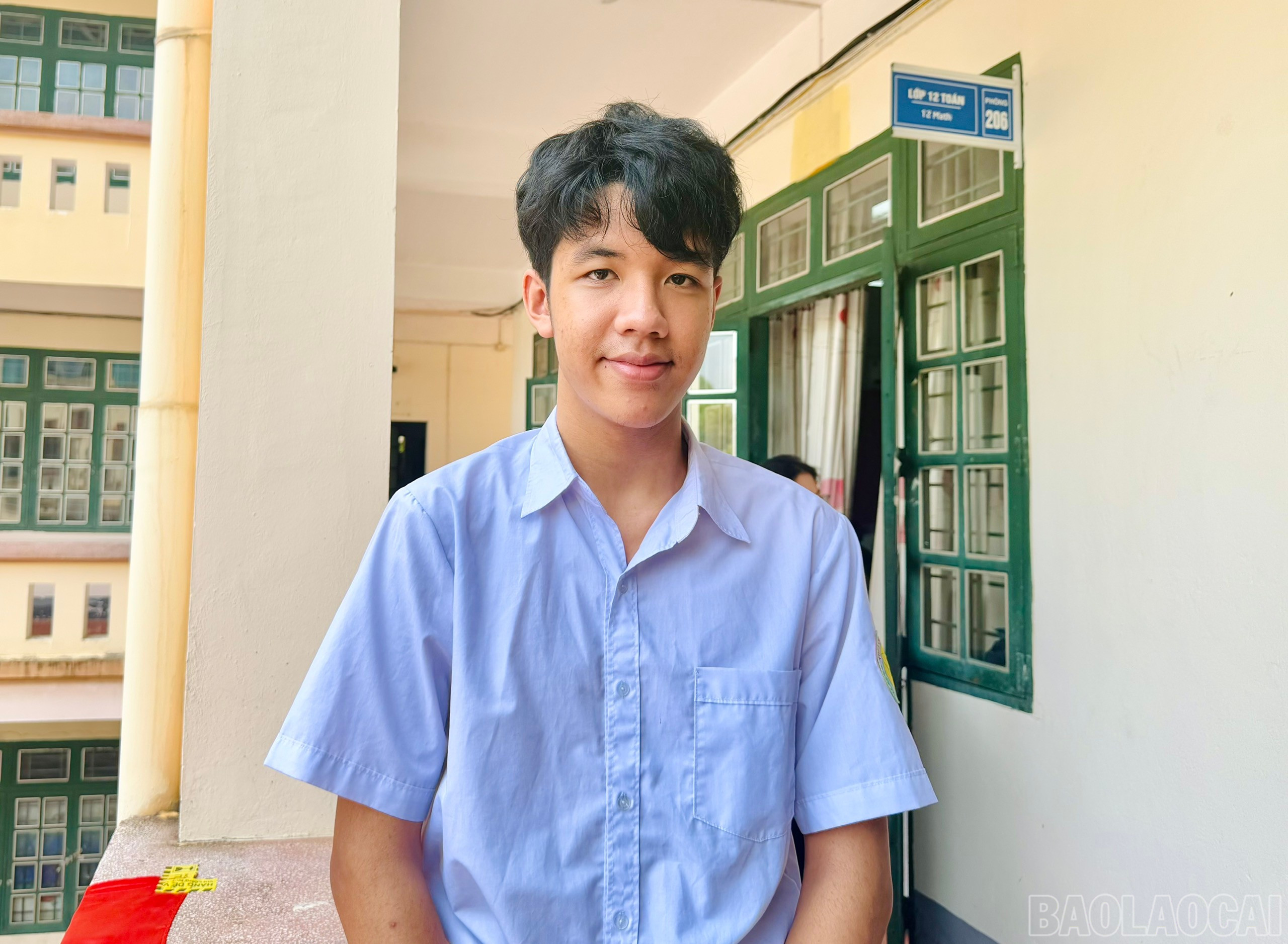 Nguyễn Việt Hoàng là học sinh duy nhất của tỉnh Lào Cai được miễn thi tốt nghiệp THPT và ưu tiên xét tuyển thẳng vào đại học, cao đẳng năm 2025. baolaocai-br_z6578702985912-21202d20ee32350eda2faccf5cbb5bd3.jpg