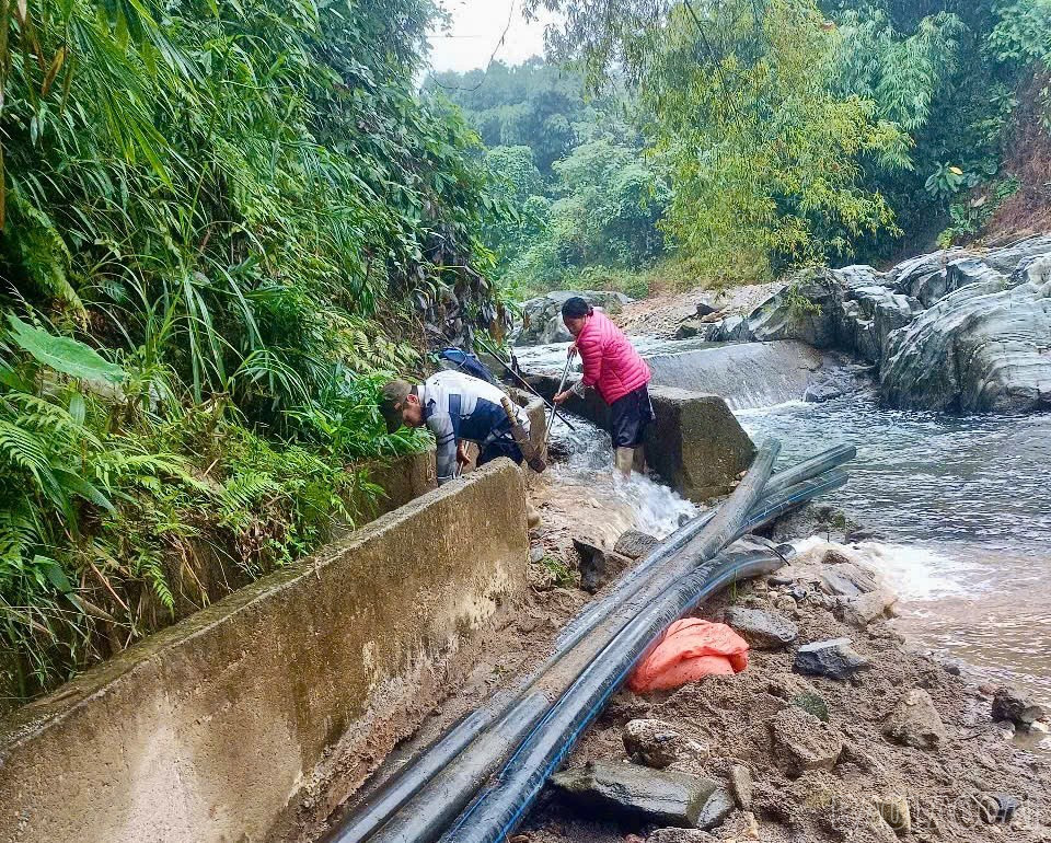 Toàn xã Võ Lao có 11 công trình thủy lợi bị hư hỏng nặng và nhiều công trình bị ảnh hưởng. baolaocai-br_z7135144430305-5aa7c510bb910e373c4c0c2b49efd7d6.jpg