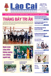 Báo Lào Cai Thường kỳ số 263 ra ngày 27/7/2026