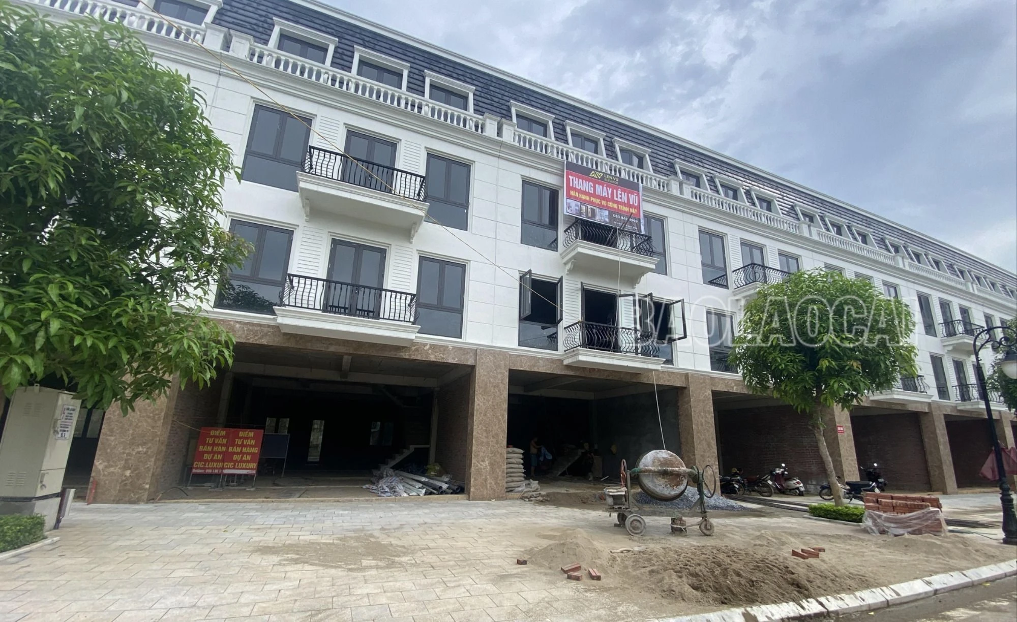 Nhiều căn nhà tại dự án CIC Luxury đã có người đến mua.JPG