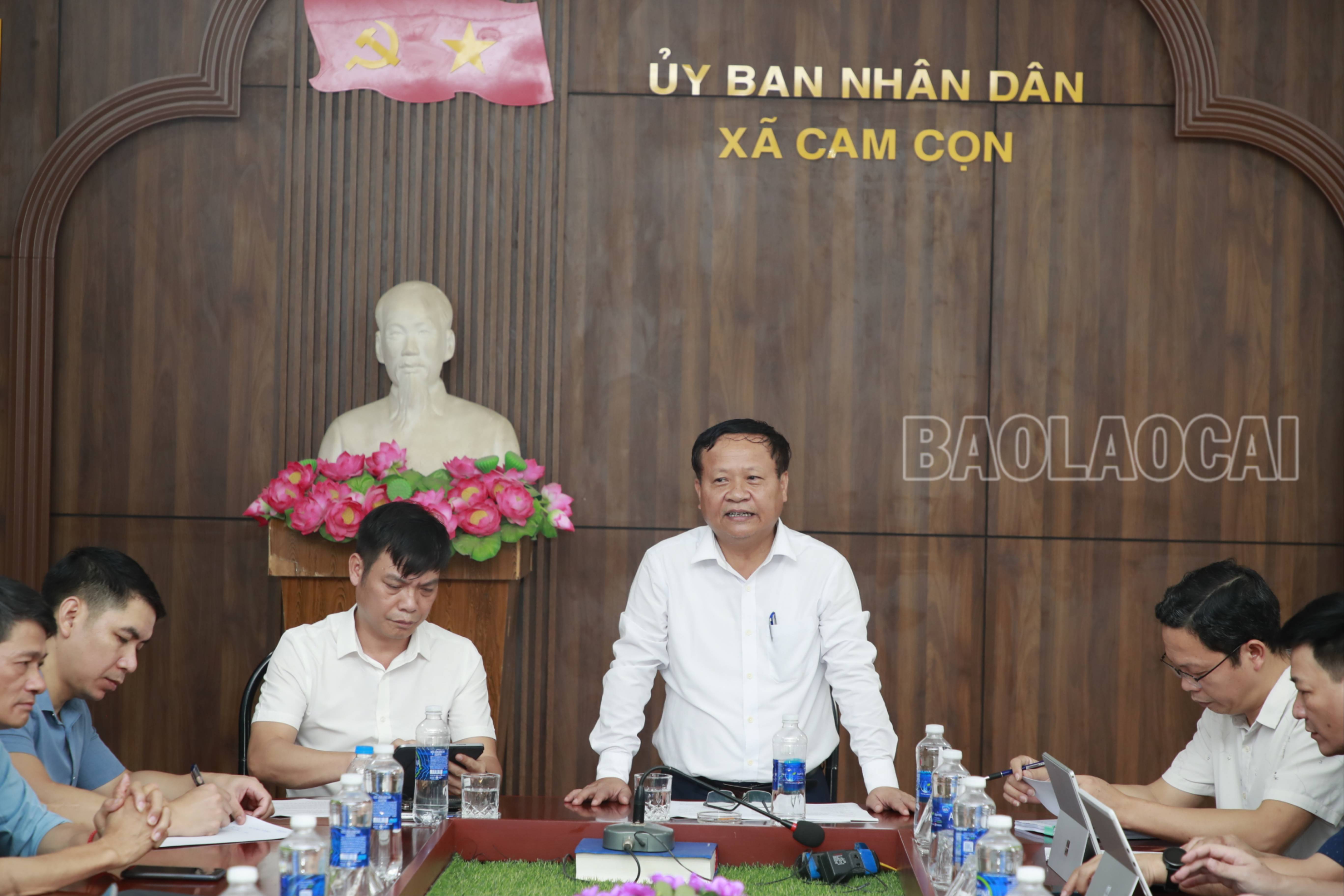 Đồng chí Nguyễn Trọng Hài, Phó Chủ tịch UBND tỉnh kết luận buổi làm việc. _MGL1286.JPG