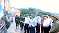 Thường trực Tỉnh ủy kiểm tra tiến độ xây dựng các trường học tại xã biên giới ở Y Tý và A Mú Sung