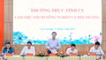 Bí thư Tỉnh ủy Dương Quốc Huy: Xây dựng các vùng sản xuất nông nghiệp hàng hóa gắn với doanh nghiệp, chế biến sâu và thị trường tiêu thụ