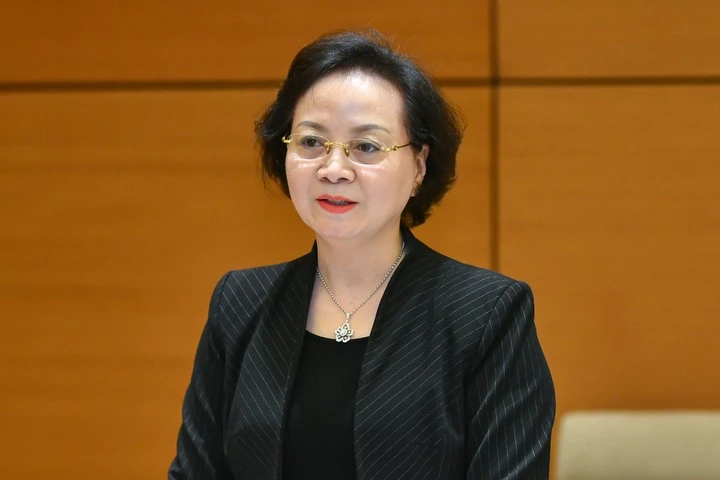 Bộ trưởng Nội vụ Phạm Thị Thanh Trà. (Ảnh: Phạm Thắng)