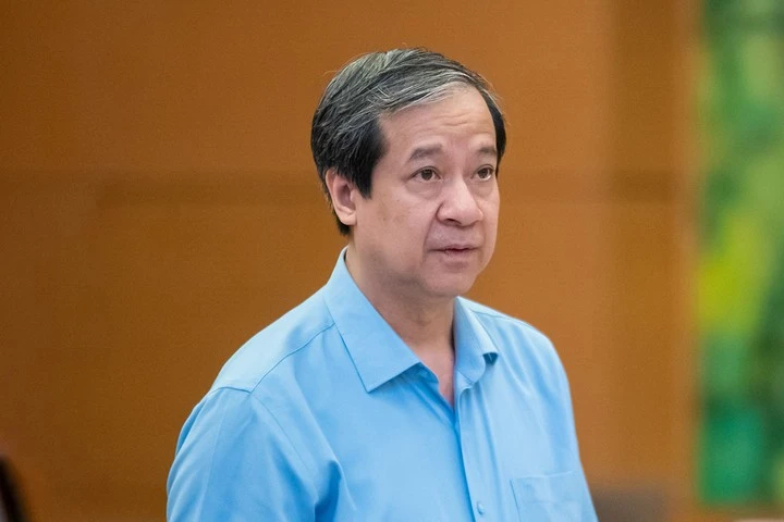 Bộ trưởng GD&amp;ĐT Nguyễn Kim Sơn. (Ảnh: quochoi.vn)