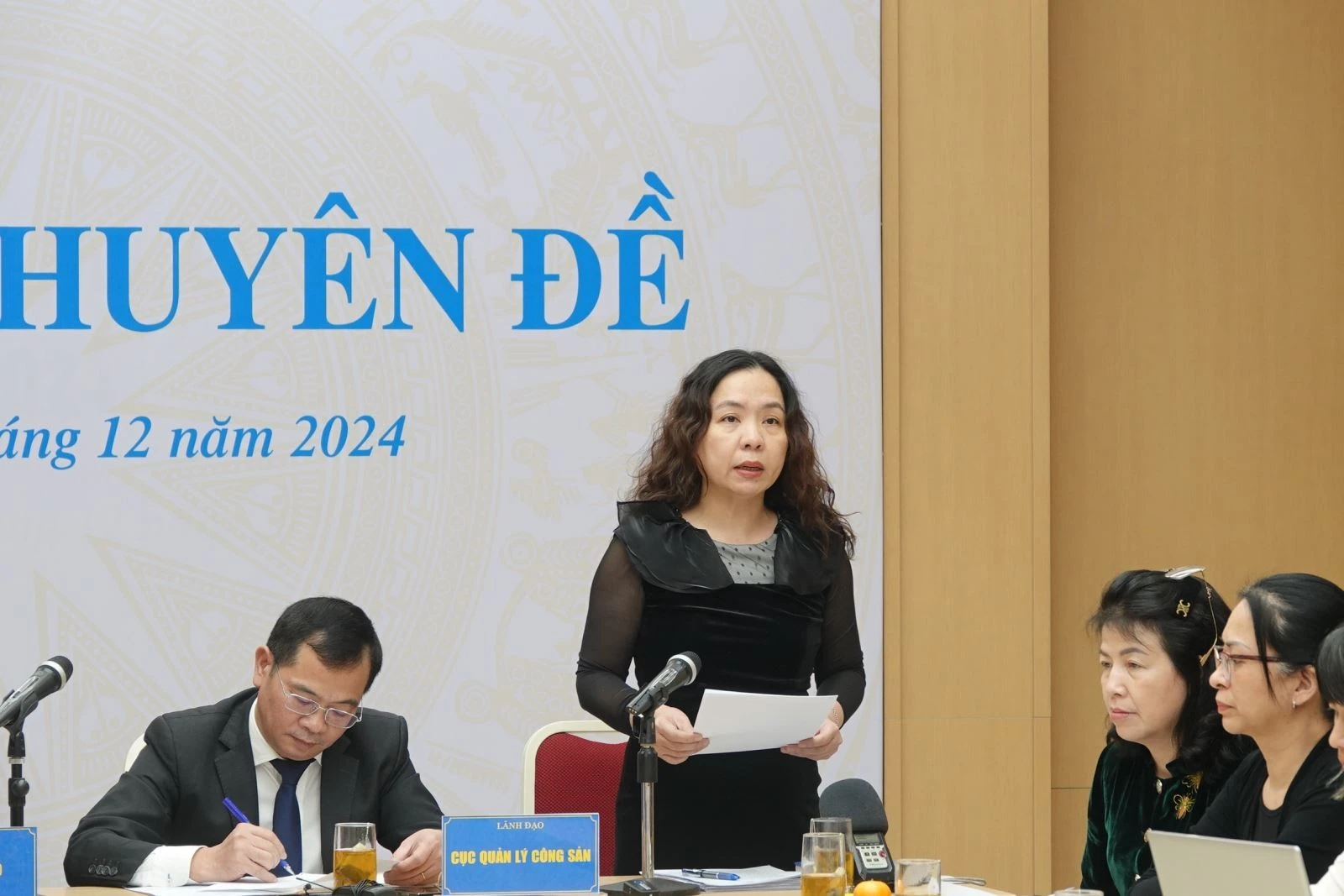 Phó Cục trưởng Cục Quản lý Công sản, bà Trần Diệu An.