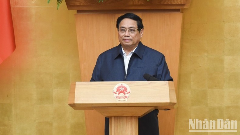 Thủ tướng Phạm Minh Chính phát biểu ý kiến tại phiên họp Chính phủ thường kỳ tháng 11 (Ảnh: Trần Hải). Thủ tướng Phạm Minh Chính phát biểu ý kiến tại phiên họp Chính phủ thường kỳ tháng 11 (Ảnh: Trần Hải).