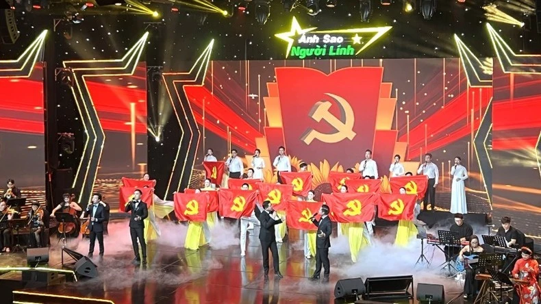 Chương trình nghệ thuật chính luận "Ánh sao người lính".