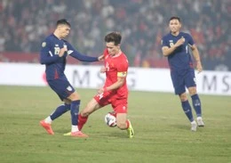 Nhưng Hoàng Đức lại thể hiện bản lĩnh và gây chú ý ở thời điểm then chốt, ảnh hưởng nhất đến cuộc bầu chọn Quả bóng vàng Việt Nam 2024 Ảnh: SN