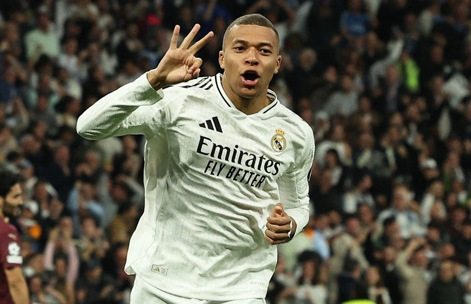 Mbappe giúp Real vượt ải Man City.
