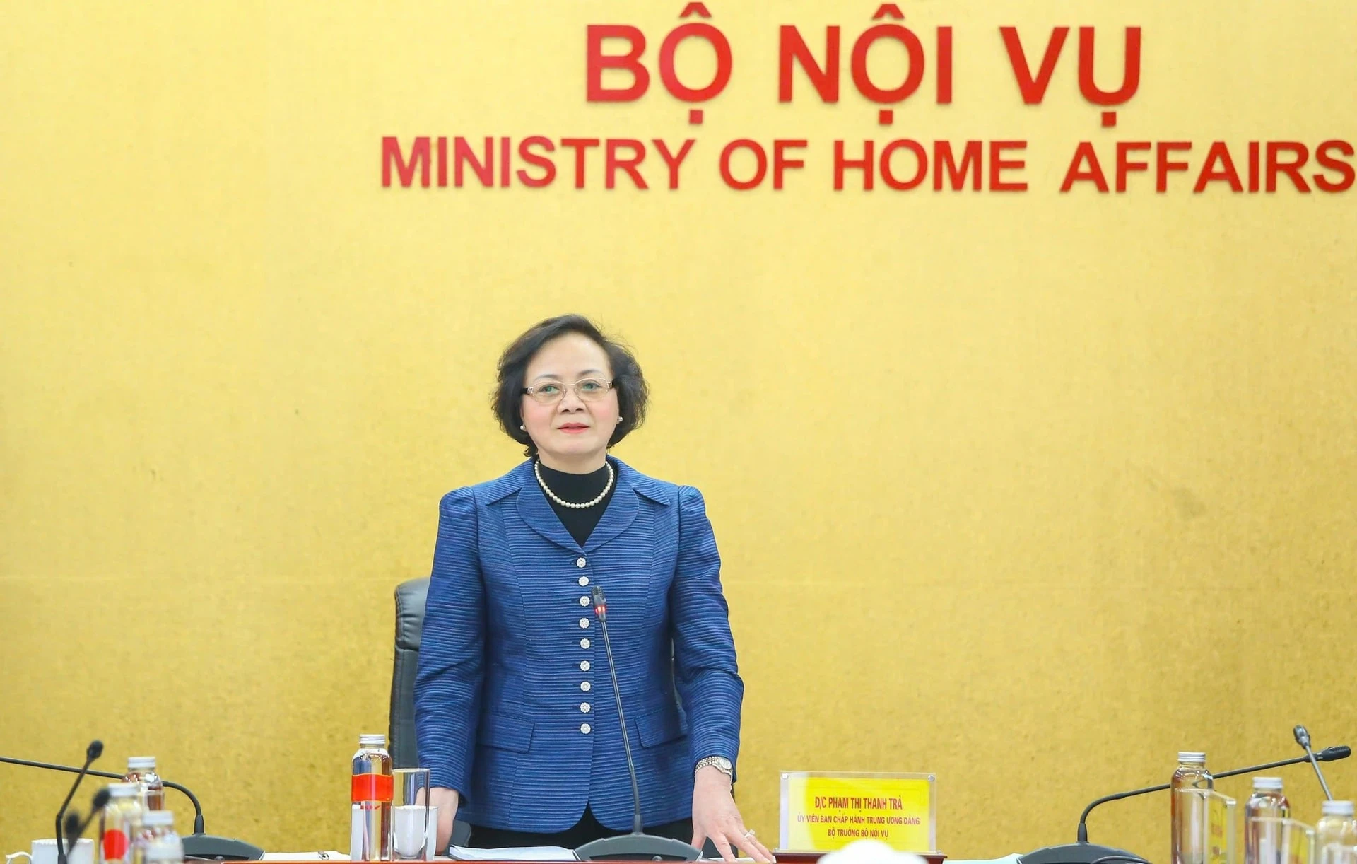 Bộ trưởng Bộ Nội vụ Phạm Thị Thanh Trà nêu 7 điểm nổi bật công tác tháng 3.