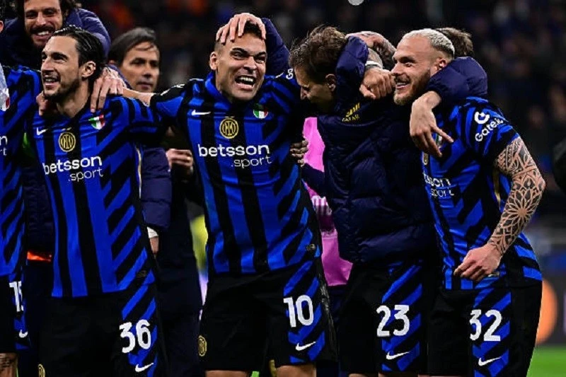 Inter giành vé vào chơi ở bán kết Champions League. Ảnh: Getty