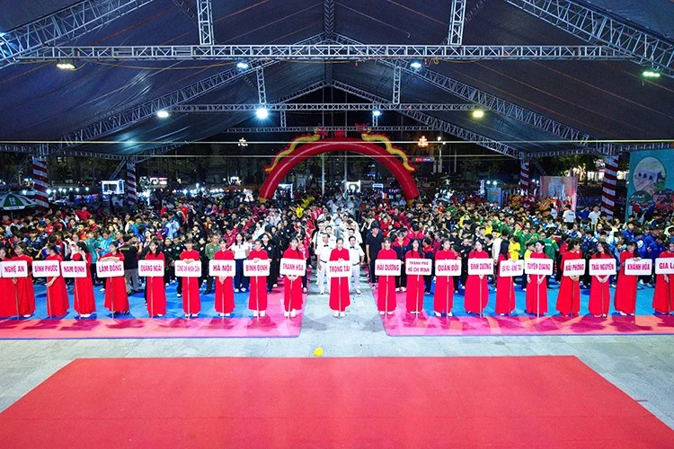 Khai mạc Giải vô địch trẻ Võ cổ truyền quốc gia năm 2025 ảnh 1