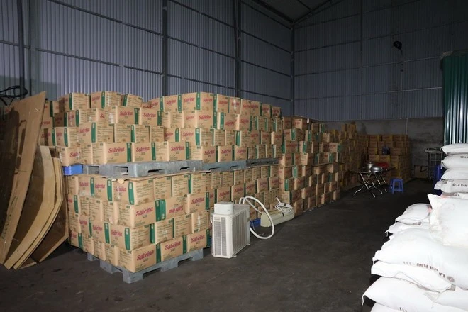 Tang vật vụ án.