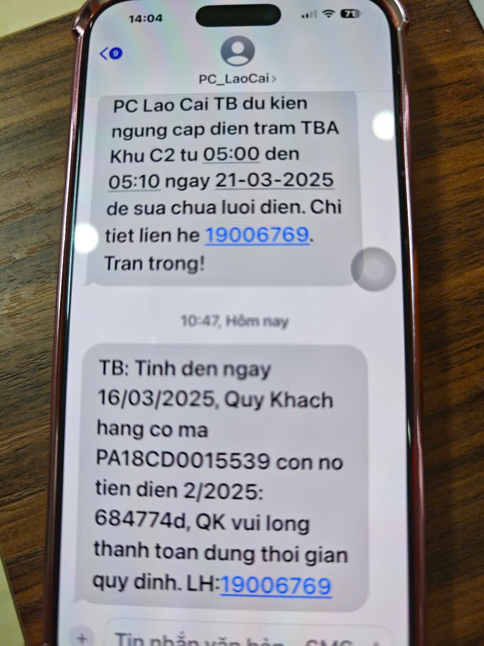 Tin nhắn chính thống từ PC Lào Cai. z6414918650619-3796609e3a8e4427abbca0eb614364d7.jpg