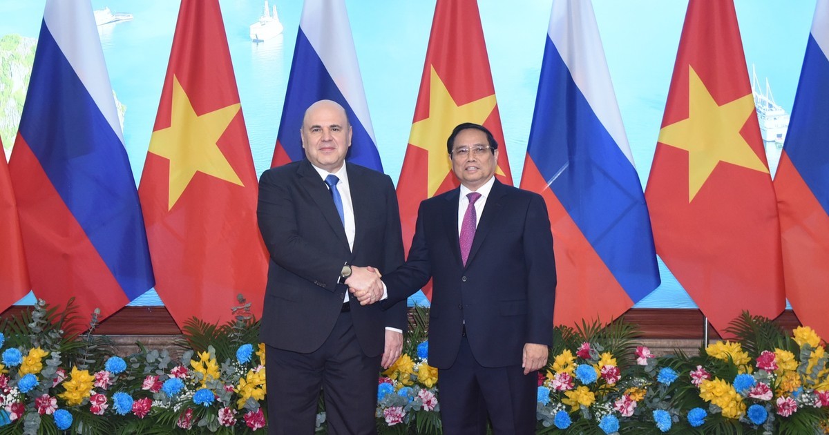 Thủ tướng Phạm Minh Chính đón Thủ tướng Mikhail Vladimirovich Mishustin. thu-tuong-5085-6857.jpg
