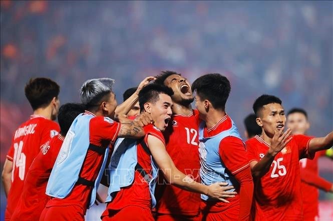 Cách biệt 1 bàn cũng chưa đủ để đảm bảo để Việt Nam có thể đăng quang vô địch. Ảnh: TTXVN Cách biệt 1 bàn cũng chưa đủ để đảm bảo để Việt Nam có thể đăng quang vô địch. Ảnh: TTXVN