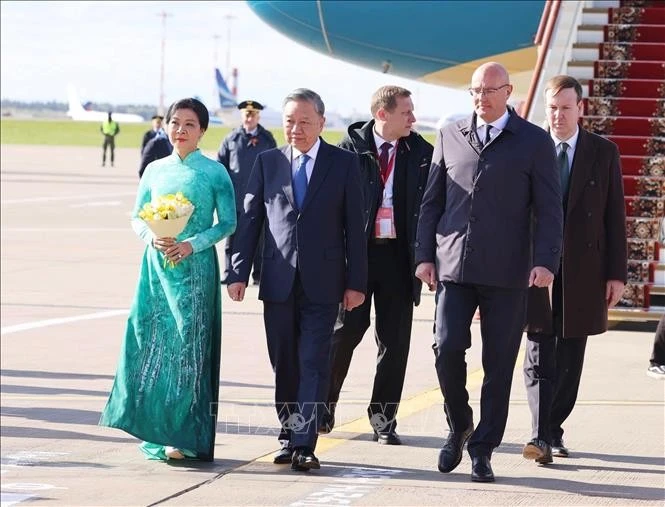 Tổng Bí thư Tô Lâm bắt đầu thăm chính thức LB Nga ảnh 2