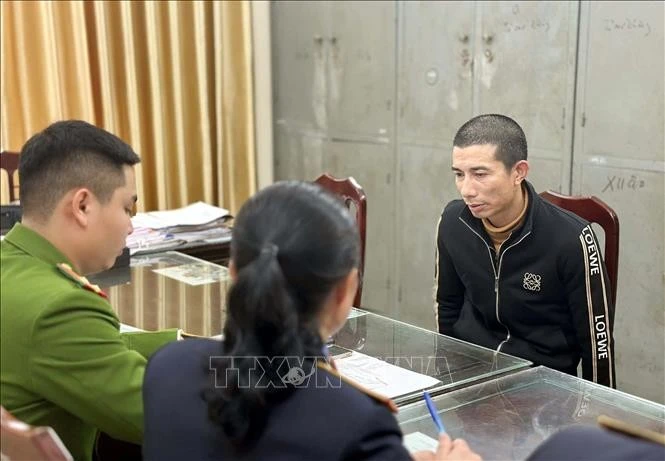 Lực lượng chức năng lấy lời khi đối tượng Lương Đình An.