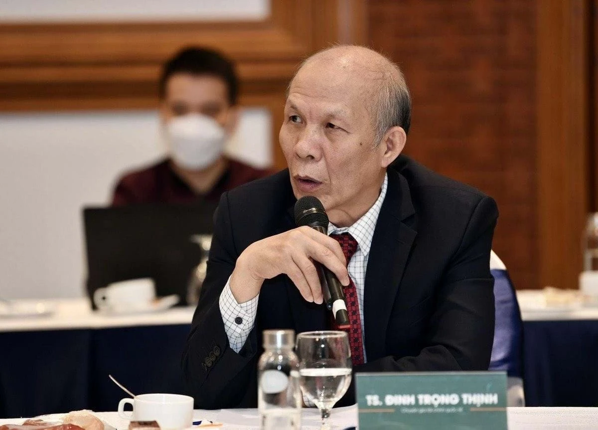 PGS.TS Đinh Trọng Thịnh, chuyên gia tài chính.