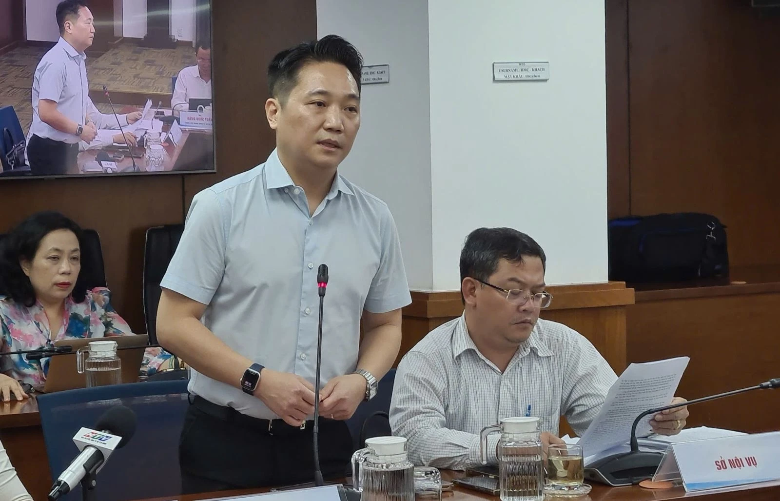 Ông Lê Trương Hiền Hòa, Phó Giám đốc Sở Du lịch TP Chí Minh trả lời báo chí chiều 6/3.