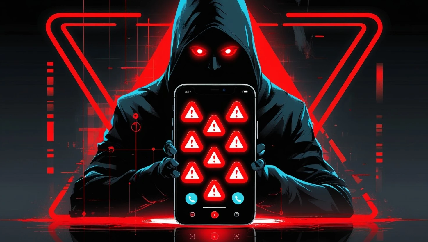 Cảnh báo tình trạng bị nhá máy liên tục từ đầu số lạ thời gian gần đây. Ảnh: Minh họa