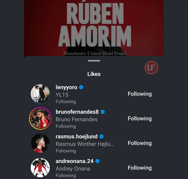 Các cầu thủ chủ chốt của Man United hồ hởi với quyết định bổ nhiệm Amorim