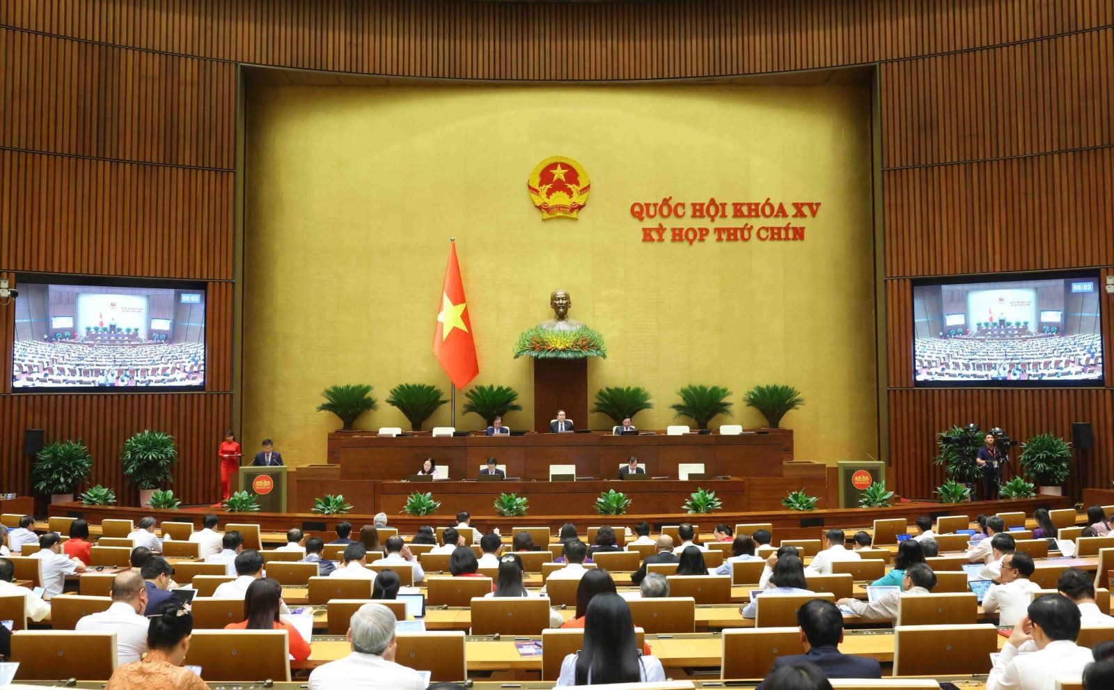 Quang cảnh phiên họp Quốc hội chiều 5/5. Ảnh: Phạm Kiên/TTXVN Quang cảnh phiên họp Quốc hội chiều 5/5. Ảnh: Phạm Kiên/TTXVN