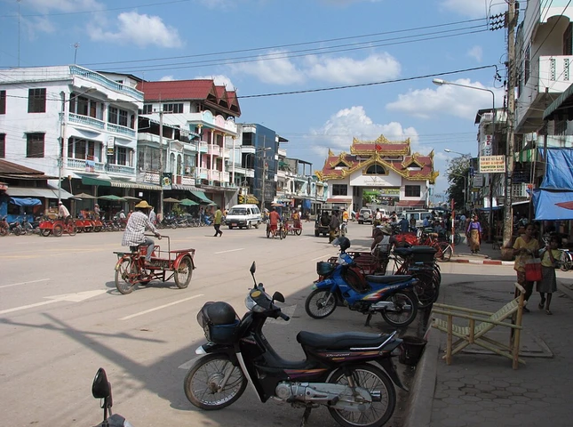 Thị trấn Myawaddy ở miền đông nam Myanmar. (Ảnh: Wikipedia)