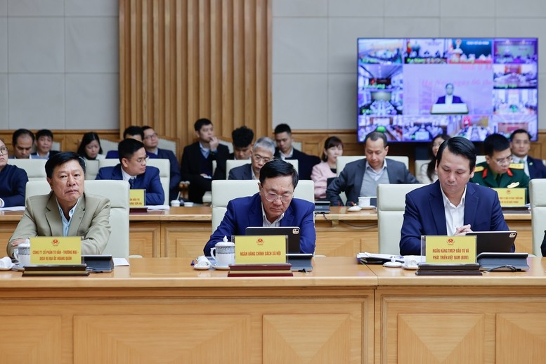 Đại diện các ngân hàng dự hội nghị - Ảnh: VGP/Nhật Bắc Đại diện các ngân hàng dự hội nghị - Ảnh: VGP/Nhật Bắc
