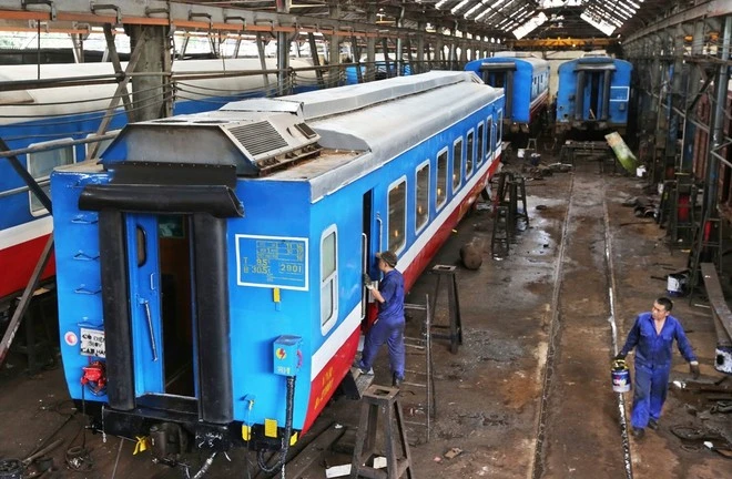 Dự án đường sắt Lào Cai-Hà Nội-Hải Phòng sẽ cần rất nhiều nguồn nhân lực để khai thác, vận hành và bảo trì. (Ảnh: PV/Vietnam+)