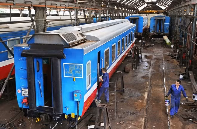 Dự án đường sắt Lào Cai-Hà Nội-Hải Phòng sẽ cần rất nhiều nguồn nhân lực để khai thác, vận hành và bảo trì. (Ảnh: PV/Vietnam+)