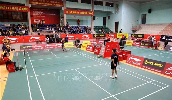 Các trận thi đấu vòng loạ diễn ra ngay sau lễ khai mạc. Ảnh: Thế Duyệt/TTXVN