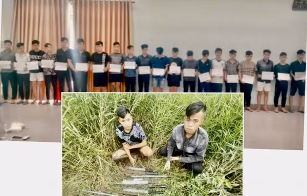 Các đối tượng trong 2 nhóm gây rối trật tự công cộng bị khởi tố.